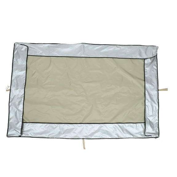 KONTONTY Waterproof Outdoor Swing Cover Black 1Set 75X47X7In