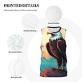 thumbnail image 3 of Pofeuu Cartoon Iceberg Bald Eagle Print Basketball Jersey, Shirts for Men Youth Basketball Jersey Crew Neck-X-Large, 3 of 6