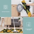 thumbnail image 6 of Black Green Stem Sunflower Pattern Kitchen Rugs Sets Of 3,Kitchen Runner Rugs Non Skid Washable,Decorative Kitchen Floor Mats for Kitchen,Sink,Laundry,17"x30"+ 17"x47" + 17"x59", 6 of 6