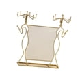 thumbnail image 4 of Stand de organizador de joyas Pendientes de almacenamiento de almacenamiento Gold Modern Servby Soporter Ratch de pantalla colgante para los anillos, 4 of 8