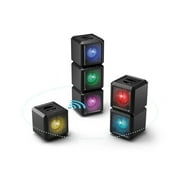 Philips TAX4207 Bluetooth Portable Party Cube Speaker, LED Lighting, 12 Hour