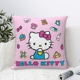 thumbnail image 2 of Hello Kitty Throw Pillow Cover Decoration Pillow Case Cushion for Home Sofa Couch 26"x26", 2 of 7
