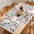 thumbnail image 5 of Cartoon Dinosaurs Placemats Set of 4 Natural Primitive Wild Animals Names Place Mats Indoor Wipeable Table Mats Washable Cloth Dining Table Placemats for Kitchen Holiday Party Home Decor 13x19 Inch, 5 of 9