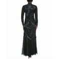 thumbnail image 2 of Aidan Mattox womens  Embellished Gown, 10, Black, 2 of 3