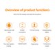 thumbnail image 4 of Teclado compatible con Bluetooth 100Key NKRO Type-C 2.4G (interruptor negro naranja azul) Ndcxsfigh Para estrenar, 4 of 9