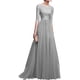 thumbnail image 1 of Vestido de Noche Amazon Gasa Vestido de Noche Vestido Largo Tallas Grandes Mujer s (Gris XXL) Tmvgtek Para estrenar, 1 of 1