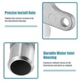 thumbnail image 4 of Unique Bargains Engine Coolant Thermostat Housing Water Inlet Assembly Silver Tone, 4 of 7