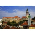 thumbnail image 2 of Flaherty, Dennis 18x13 White Modern Wood Framed Museum Art Print Titled - Czech Republic Cesky Krumlov Castle in townscape, 2 of 4