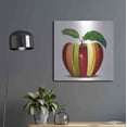thumbnail image 6 of Luxe Metal Art 'Fruitfully' by Epic Portfolio, Metal Wall Art, 24"x24", 6 of 8