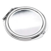 Compact Mirrors Silver Tone Compact Mirror With Bezel Leaf And Flower Patterns 61 5mm