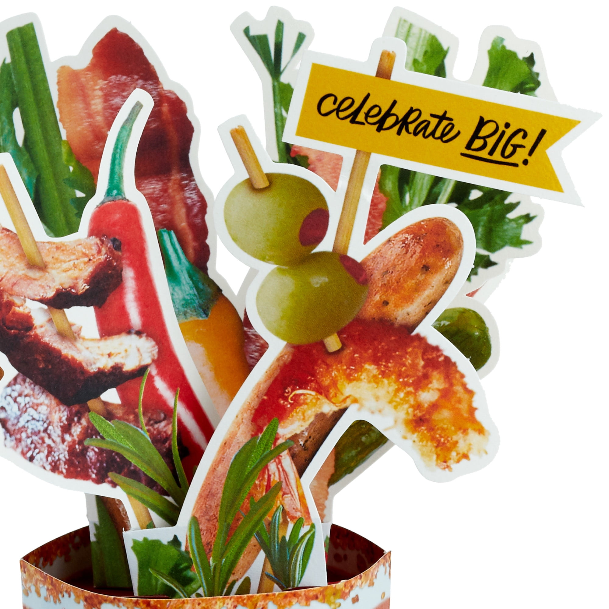 Hallmark Paper Wonder Funny 3D Pop-Up Birthday or Congratulations Card (Big Bloody Mary)