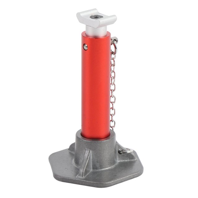 RC Car Jack Stand, Simulation Jack Stands Adjustable Height for SCX10 90046 D90 RC Crawler Red,Green,Blue