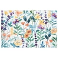 thumbnail image 2 of Safavieh Door and Kitchen Mat Driskoll Floral Machine Washable Area Rug, Ivory/Green, 4' x 6', 2 of 6