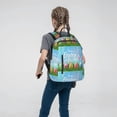 thumbnail image 5 of Fuzoiu Happy Easter Print Lightweight Daypack,Weekender Bag for Men and Women, Travel Backpack with Padded Straps for School, Travel & Work, 5 of 7