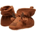thumbnail image 6 of Hudson Baby Infant and Toddler Boy Cozy Fleece Booties, Moose, 0-6 Months, 6 of 8