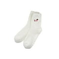 thumbnail image 3 of CYSFASHION Fuzzy Socks for Women Compression Warm Winter Fashion Sleeping Trendy Fall Fashion Warmer Christmas Gifts Ankle Socks White, 3 of 7