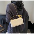 thumbnail image 4 of PRIYAL Clutch Purse Elegant Evening Bag for Women Creative Pin Handbag Chain Crossbody Bag Vegan Leather Shoulder Handbag, 4 of 7