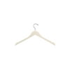 17 inch Ivory Wood Dress Hangers - Case of 50