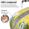 thumbnail image 4 of Fresh Lemon Lover Lunch Tote – Vintage Floral Design Insulated and Portable Cooler Bag for Daily Use, 4 of 6