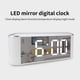 thumbnail image 5 of Reloj Electrónico Con Espejo Digital Led Reloj Despertador Recargable Por Usb Con Pantalla De Temperatura Para La Oficina Del Dormitorio Speravity EL013426-01, 5 of 6