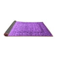 thumbnail image 2 of Ahgly Company Indoor Square Oriental Purple Industrial Area Rugs, 6' Square, 2 of 4