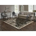 thumbnail image 3 of L'Baiet Emilia Black Traditional 4 ft. x 6 ft. Area Rug, 3 of 7