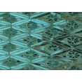 thumbnail image 1 of Ahgly Company Machine Washable Indoor Rectangle Transitional Deep-Sea Green Area Rugs, 5' x 8', 1 of 7