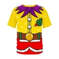 thumbnail image 4 of Tops para hombre, blusas y camisas de manga corta con cuello redondo para hombre, camiseta informal con cuello redondo y estampado para hombre, blusa de manga corta, blusa de poliéster para hombre, 4 of 4