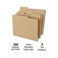 thumbnail image 2 of Sustainable Earth Natural Brown 3 Tab Assorted Positions 100/BX 756044, 2 of 2