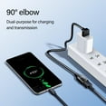 thumbnail image 3 of 90 Degree Male to Female Cable USB 3.0 Space Efficient Data Extender Wire Line, 3 of 12