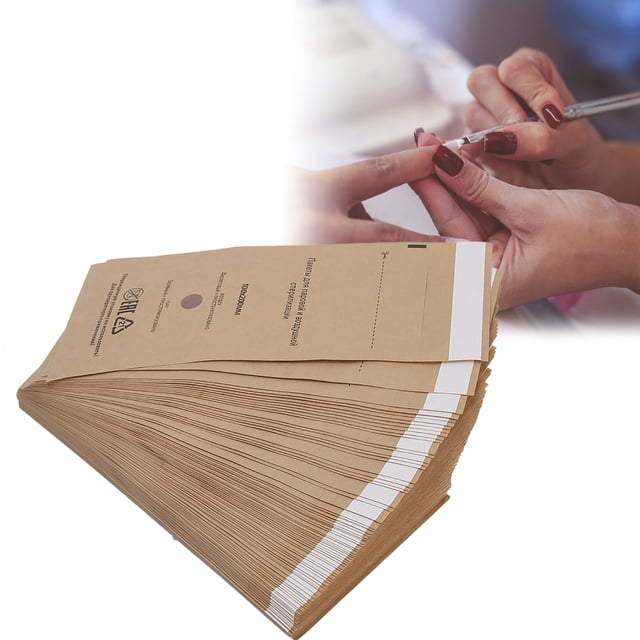 No Tóxico e inofensivo para Usar la Bolsa de Limpieza de Arte de Unas Desechable, Bolsa de Limpieza Cosmética Ligera en Peso, Mujer para El Hogar