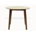 thumbnail image 2 of Kitchen Modern Wood Mandy Round Dining Table Medium Brown Finish, 2 of 8