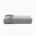 thumbnail image 3 of Twin XL Fitted Sheet Only, Softest 400 Thread Count 100% Cotton Sateen, 10" deep Pocket, All-Around Elastic, Light Grey, 3 of 3