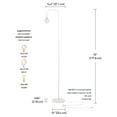 thumbnail image 3 of Globe Electric Holden 70" Matte White Floor Lamp, 67069, 3 of 9