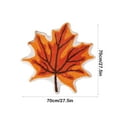 thumbnail image 3 of Maple Leaf Pumpkin Theme Rug Home Bedroom Non Slip Bedside Bathroom Mat Skidproof Floor Carpet Seasonal Decor, 3 of 6