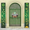 thumbnail image 4 of AYktou St Patricks Day Decorations,11.8"x 11.6" Cloversleaf Beer Decoration Wooden s Hangings For Front Doors Walls, 4 of 9