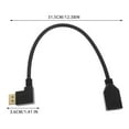 thumbnail image 2 of Raindrops convenient pc cable extension Extension Cable Black High Definition Extender 1Set, 2 of 8