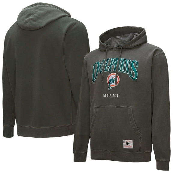 -Mitchell & Ness  Gray Miami Dolphins Slot Pullover Hoodie