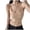 Khaki, variant on Ladies Suspender Sleeveless Bottoming Vest Slim Short Top Work Out plus Size Womens Camisoles