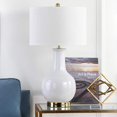 thumbnail image 2 of Safavieh Judy Ceramic Lamp in White with White Shade, 2 of 5