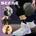 thumbnail image 6 of Bolognifi Men's High Top Basketball Shoes with Breathable Mesh Cushioning Support and Non Slip Sole Basketball Boots, 6 of 6