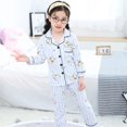 thumbnail image 1 of Conjunto de pijamas de algodón para niña, ropa de dormir con estampado de flores, para fiesta, regalo de Navidad, Otoño e Invierno, 1 of 4