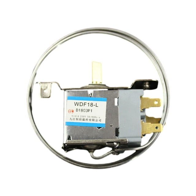 Matsuzay Termostato universal para refrigerador de amplia compatibilidad para diversos modelos de metal fácil de instalar Termómetros