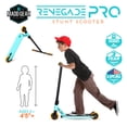thumbnail image 3 of Madd Gear Renegade Pro Freestyle Stunt Scooter - Strong Lightweight Aluminum Deck for Riders 6 Years +, 3 of 11