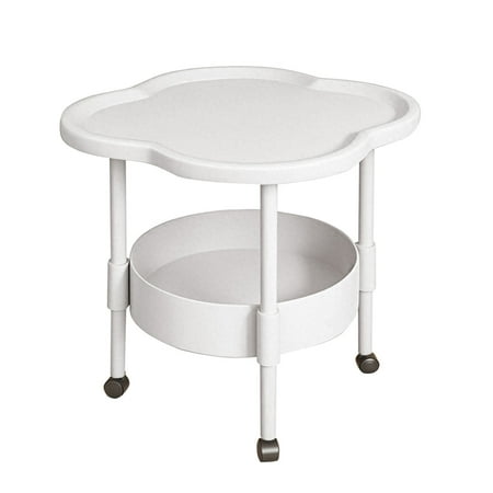 Nightstand Nightstand with Casters European Style Bedside Table Small Furniture for Home Office Bedroom and Living Space White Bedside Table