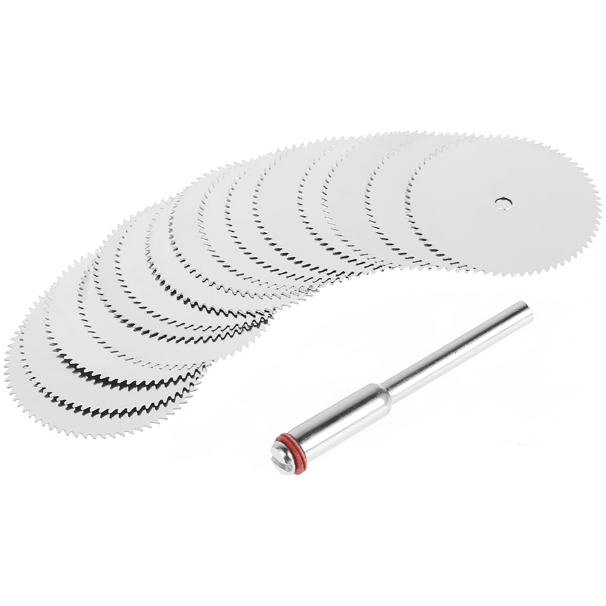JTWEEN 15Pcs 22mm Stainless Steel Cutting Wheel Disc Sharp Cut Off Disc Fast Cutting Tool Kit