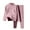 Pink, variant on ZACPNCV Thermal Underwear for Kids Toddler Winter Base Layer Long Johns Sets for Girls Boys Purple 2-4 Years