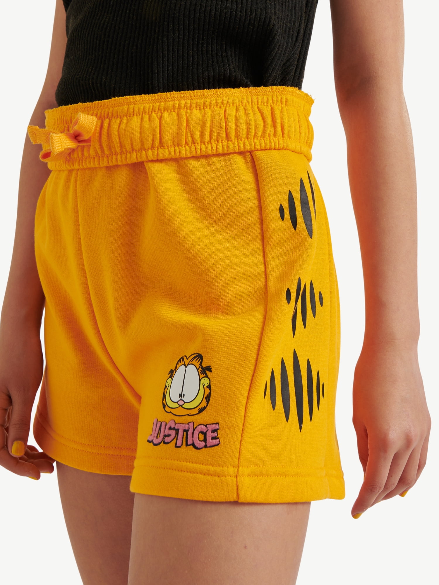 Justice x Garfield Girls Fleece Short, Sizes XS - XLP