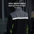 thumbnail image 2 of TFixol Combinaison Imperméable pour Hommes pour Motards, Design Fendu avec Couvre-Chaussures, Noir et Rouge, Taille g, Matériau Pongé en Polyester Robuste, 2 of 6