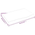 thumbnail image 5 of vidaXL Wall Shelf Floating Storage Shelf Light Brown Treated Solid Wood Oak, 5 of 168